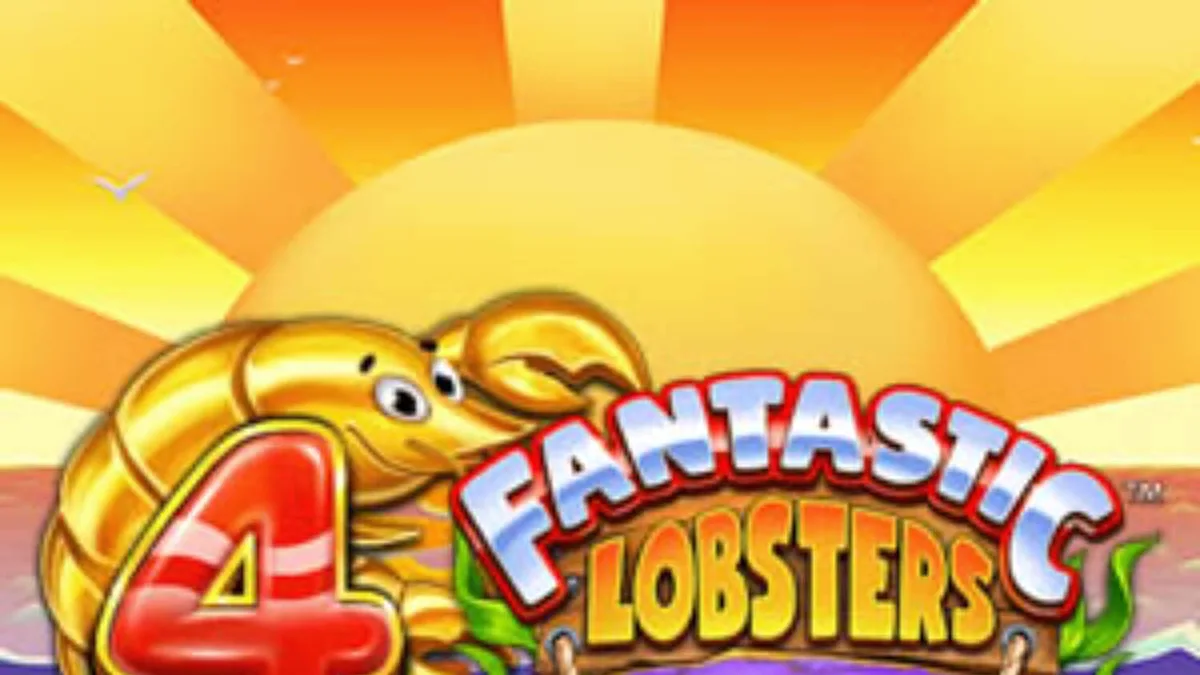 Tampilan visual slot 4 Fantastic Lobsters Gold dengan tema bawah laut yang penuh warna